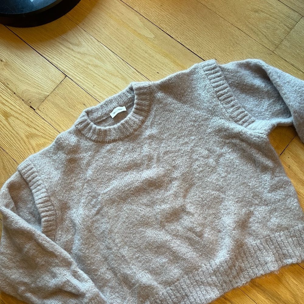 American Vintage Mohair Women's Sweater in Taupe